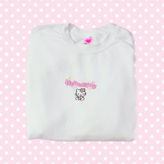 Hello Kitty Pink Spring Sweatshirt (ships immediately)