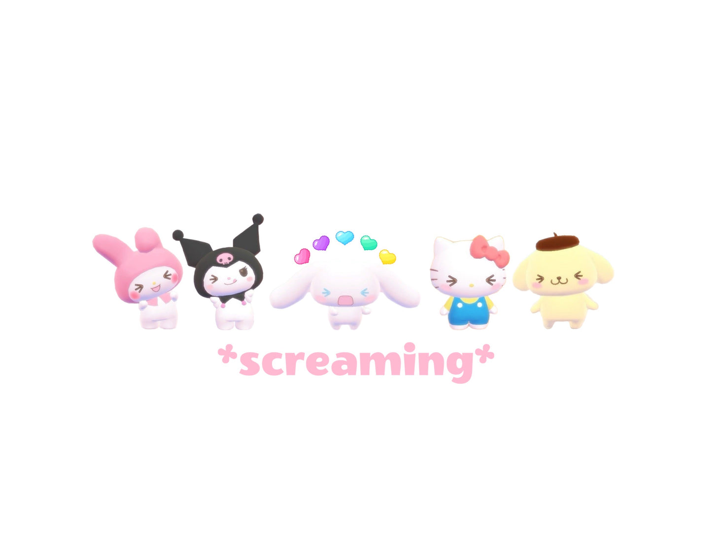 Sanrio *screams* Printed Sweatshirt (ships in 2-3 weeks)